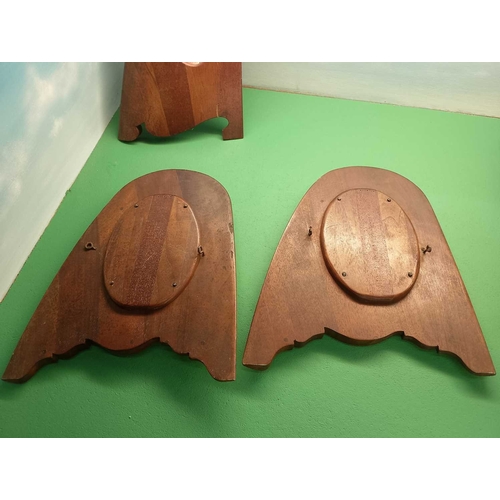 1042 - ± Flambards Flight-Propellors Three hardwood propellor photo frames A pair of propellor tip photogra... 