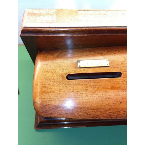 1048 - ± Flambards Flight-Propellors An officers mess post box With compartments for the President of the M... 