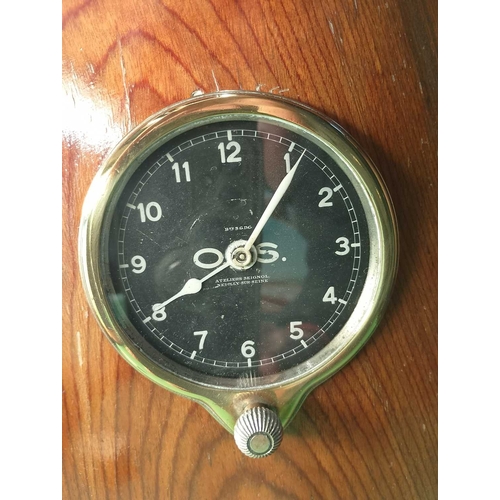 1052 - ± Flambards Flight-Propellors Dashboard timepiece Seignol workshop in Neuilly Sur Seine. 39cm - This... 