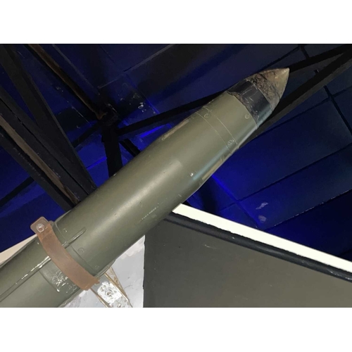 1061 - ± Exhibition Hall Inert Rapier Missile Casing The inert casing from a Rapier Missile, LxD 200x12cm. ... 