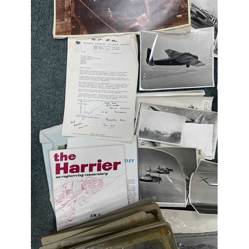 1113 - ± Entrance RAF Ephemera. A collection of mostly post-war RAF photographs of aircraft, a group of gro... 