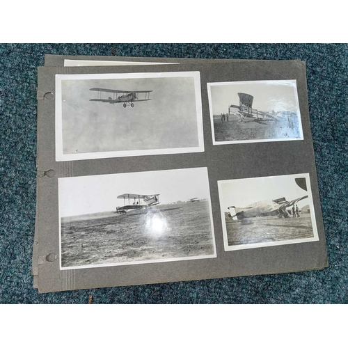 1119 - ± Entrance WWI RFC & RAF Ephemera. A collection of WWI ephemera to include a group photo of ladies o... 