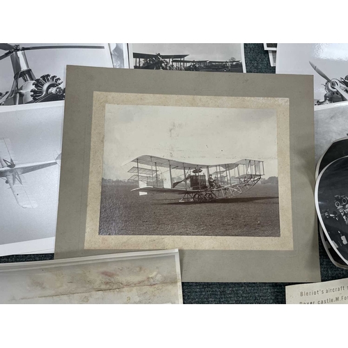 1121 - ± Entrance Early Aviation Ephemera A collection of early aviation ephemera comprising mostly copy ph... 