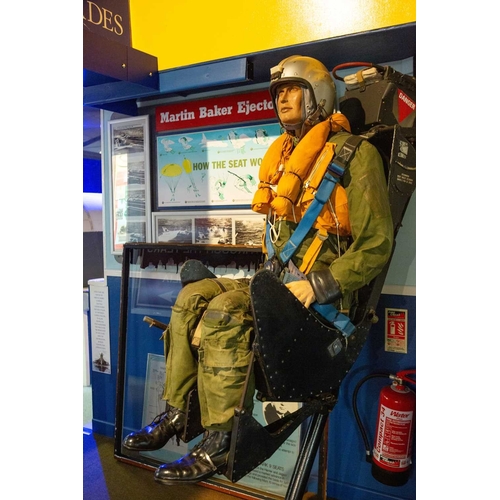 1153 - ± The War Gallery Martin Baker Ejector Seat The Martin Baker Ejector Seat, display and information b... 