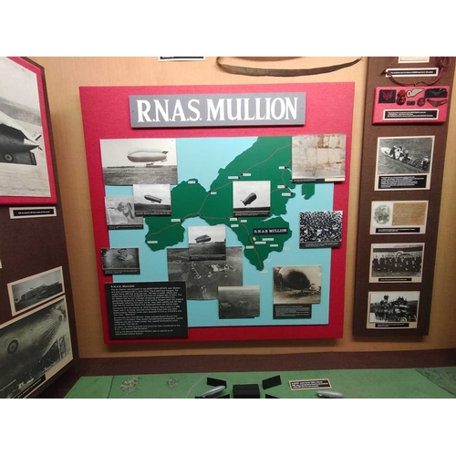 1155 - ± The War Gallery R.N.A.S. MULLION DISPLAY THE