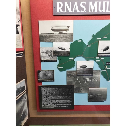 1155 - ± The War Gallery R.N.A.S. MULLION DISPLAY THE