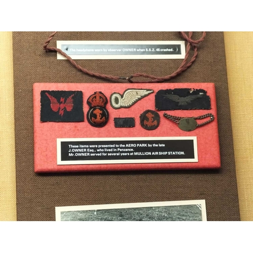 1155 - ± The War Gallery R.N.A.S. MULLION DISPLAY THE