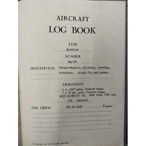 1169 - ± The War Gallery National Savings Log book of Spitfire No FR138 A 