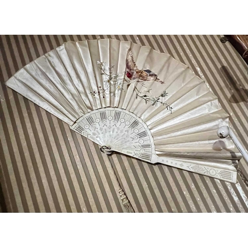 291 - ± Corsetiere Miss Penrose Parasols and Fans A collection - This lot will be subject to an additional... 