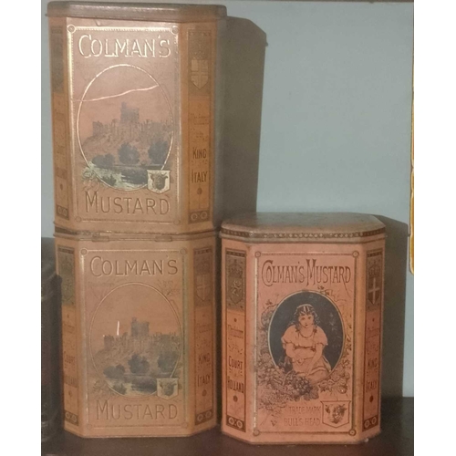 314 - ± Birch, Birch & Co Grocers Advertising tins and boxes Including Foster Clark’s Jellies cardboard ad... 