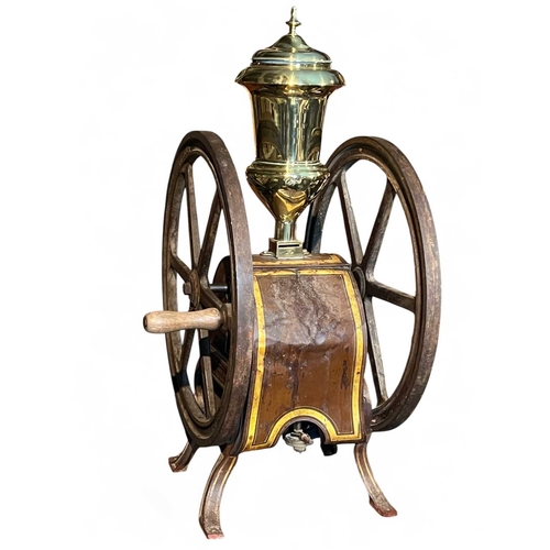 358 - ± Birch, Birch & Co Grocers Coffee grinder A 19th-century coffee grinder by Parnall & Sons Bristol w... 