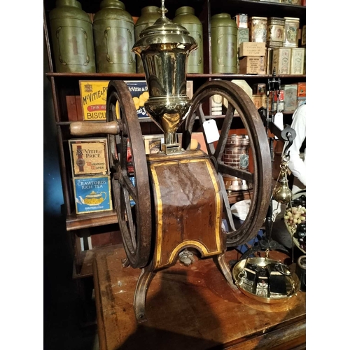 358 - ± Birch, Birch & Co Grocers Coffee grinder A 19th-century coffee grinder by Parnall & Sons Bristol w... 