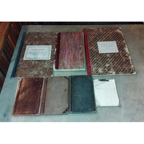 361 - ± Entrance Books & packaging A 19th century 'Spirit Stock Book', together with two Royal Insurance C... 