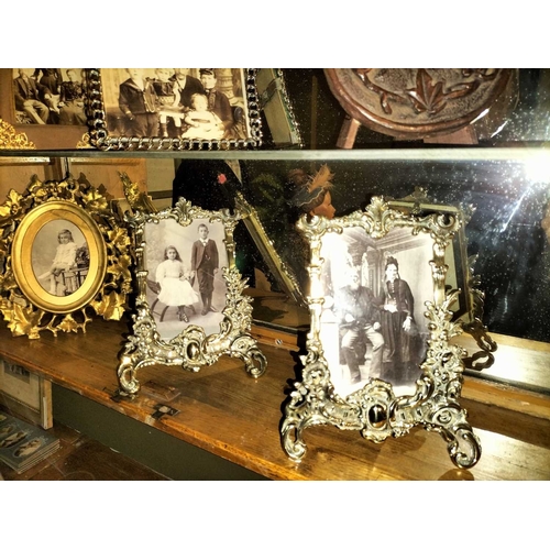 458 - ± Maggs Photographer A collection of framed photographic portraits and loose card images approximate... 