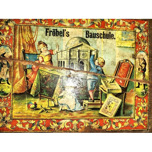 503 - ± Mr Neville's Toyshop Frobels Bauschule Friedlander & Co Dresden A building block game in its woode... 