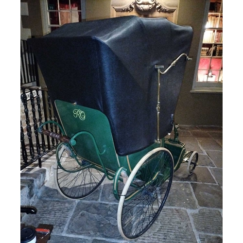 688 - ± Lugg's Hardware Shop Foot and Son's Invalid Carriage A 19th Century Invalid Carriage by J Foot and... 