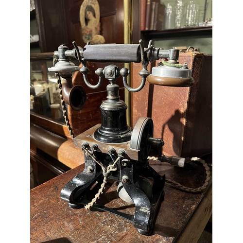 735 - ± J Dyke Apothecary Telephone A skeleton telephone - This lot will be subject to an additional VAT c... 