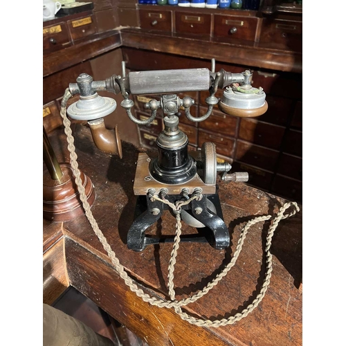 735 - ± J Dyke Apothecary Telephone A skeleton telephone - This lot will be subject to an additional VAT c... 