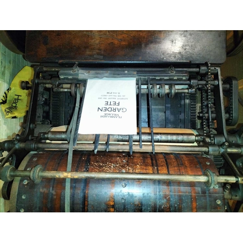 751 - ± Flambards Printers Dawson,Payne & Elliott ltd Printing machine The Dawson, Payne & Elliott Ltd Pri... 