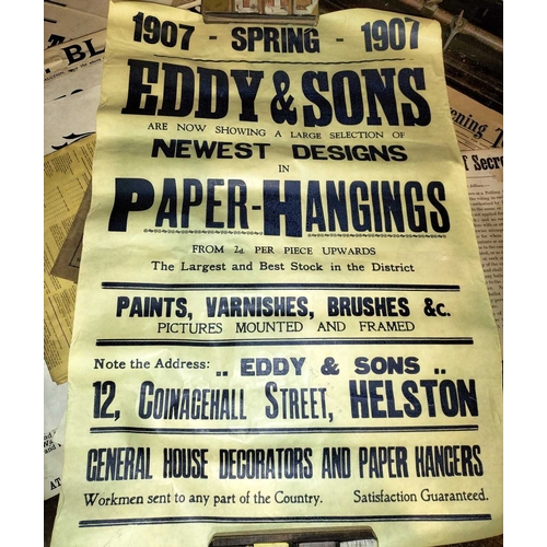 752 - ± Flambards Printers Helston posters Three Helston posters, two framed, and various other posters, e... 