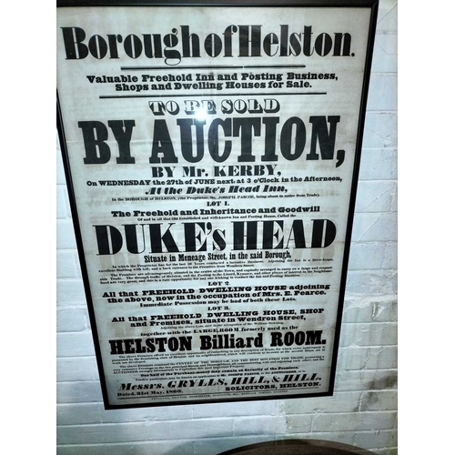 752 - ± Flambards Printers Helston posters Three Helston posters, two framed, and various other posters, e... 