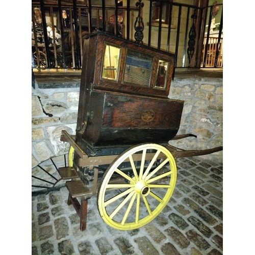 768 - ± Flambards Hotel Coach House A late C19th street Piano by A O Wintle MA Lawshall, Bury St Edmunds H... 