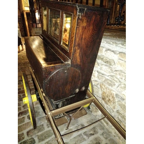 768 - ± Flambards Hotel Coach House A late C19th street Piano by A O Wintle MA Lawshall, Bury St Edmunds H... 