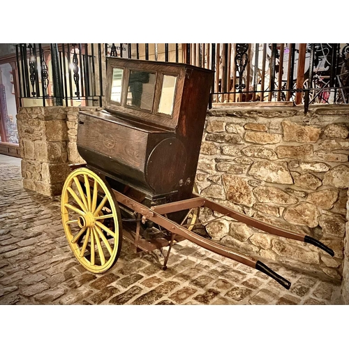 768 - ± Flambards Hotel Coach House A late C19th street Piano by A O Wintle MA Lawshall, Bury St Edmunds H... 