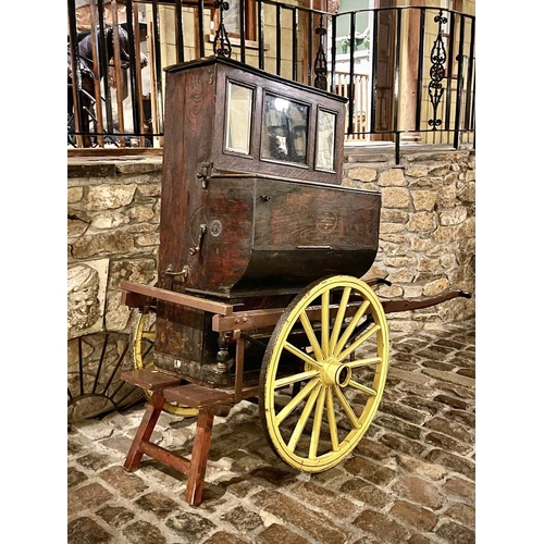 768 - ± Flambards Hotel Coach House A late C19th street Piano by A O Wintle MA Lawshall, Bury St Edmunds H... 