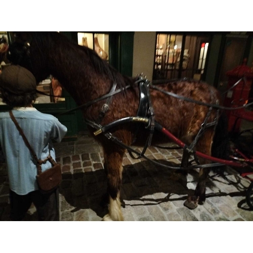 769 - Y ± Flambards Hotel and Coach House A 19th century Brougham type horse-drawn carriage With painted w... 