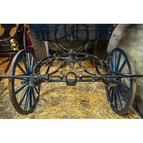 771 - ± Flambards Hotel and Coach House Horse drawn carriage Buggy A horse drawn carriage buggy the wheel ... 