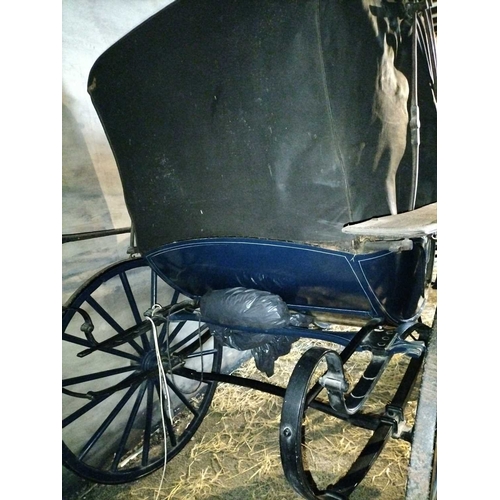 771 - ± Flambards Hotel and Coach House Horse drawn carriage Buggy A horse drawn carriage buggy the wheel ... 