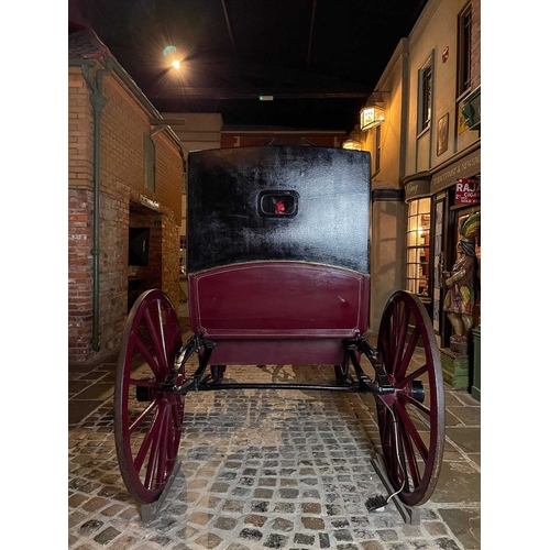 774 - ± Flambards Hotel and Coach House A London made enclosed horse drawn carriage An elegant London made... 