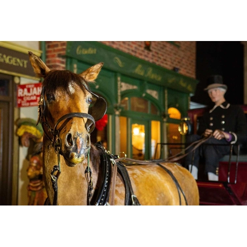 774 - ± Flambards Hotel and Coach House A London made enclosed horse drawn carriage An elegant London made... 