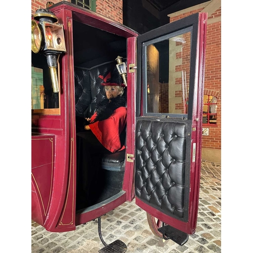 774 - ± Flambards Hotel and Coach House A London made enclosed horse drawn carriage An elegant London made... 