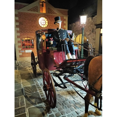 774 - ± Flambards Hotel and Coach House A London made enclosed horse drawn carriage An elegant London made... 