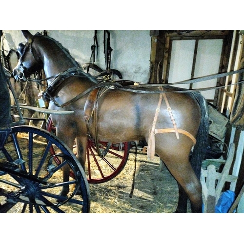 780 - ± Flambards Hotel and Coach House Horse life size model A life size horse ,composite with painted fi... 