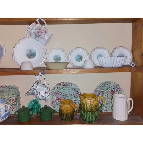 826 - ± Flambards Hotel Kitchen On the dresser rack Mostly ceramics - This lot will be subject to an addit... 