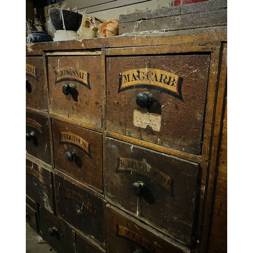 837 - ± W.C. White Dispensing Chemist The shop interior with all fittings and fixtures THE SHOP CONTENTS F... 