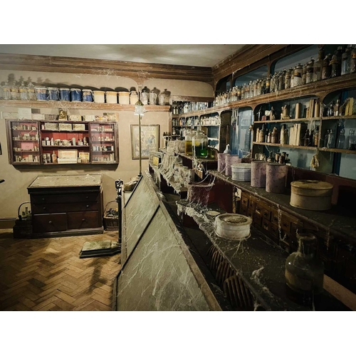 837 - ± W.C. White Dispensing Chemist The shop interior with all fittings and fixtures THE SHOP CONTENTS F... 