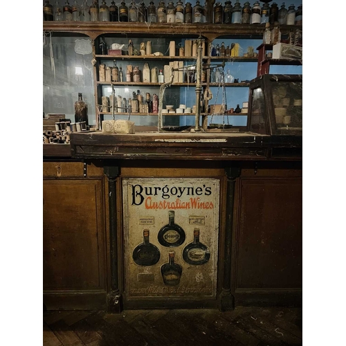 837 - ± W.C. White Dispensing Chemist The shop interior with all fittings and fixtures THE SHOP CONTENTS F... 