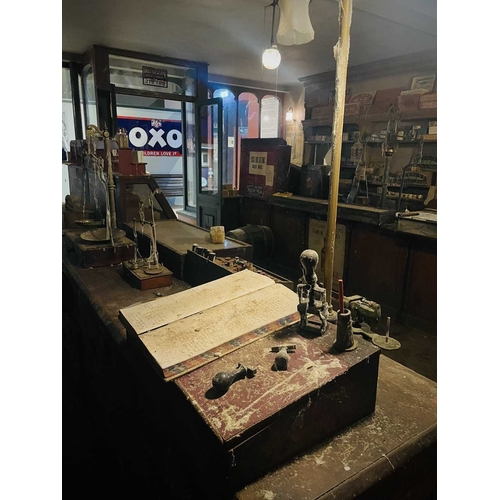 837 - ± W.C. White Dispensing Chemist The shop interior with all fittings and fixtures THE SHOP CONTENTS F... 