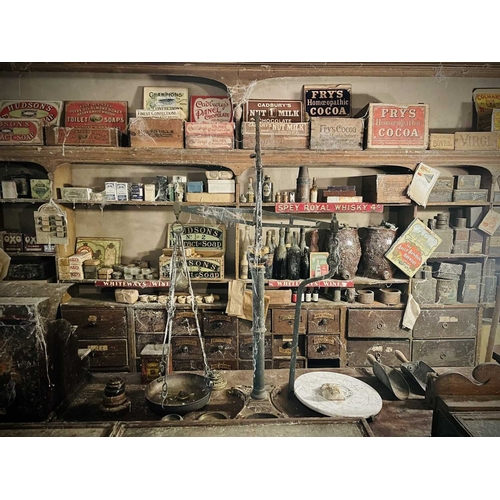 837 - ± W.C. White Dispensing Chemist The shop interior with all fittings and fixtures THE SHOP CONTENTS F... 