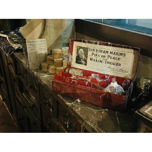 837 - ± W.C. White Dispensing Chemist The shop interior with all fittings and fixtures THE SHOP CONTENTS F... 