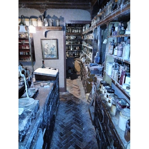 837 - ± W.C. White Dispensing Chemist The shop interior with all fittings and fixtures THE SHOP CONTENTS F... 