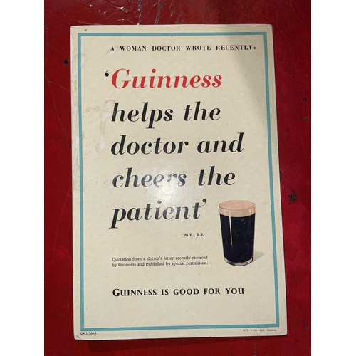 879 - ± Britain in the Blitz 5 Guinness Advertising items 5 Guinness advertising items. A printed metal tr... 