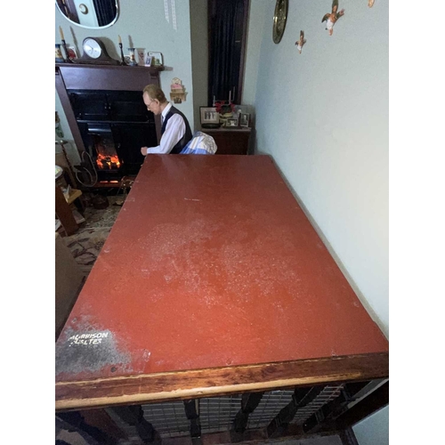 894 - ± Britain in the Blitz Morrison Air Raid Shelter Table A WWII Morrison Air Raid Shelter Table, a lar... 