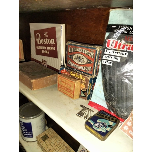 907 - ± Britain in the Blitz packaging Contents of the left hand counter display cabinet - This lot will b... 