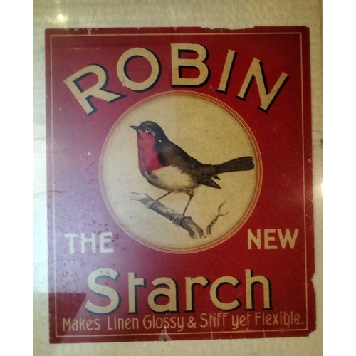 925 - ± Britain in the Blitz Reckitt's and Robin Starch advertising A Reckitt's and Robin Starch reverse p... 