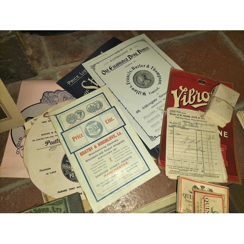 929 - ± Britain in the Blitz Advertising and ephemera A quantity of advertising and retail ephemera, inc. ... 